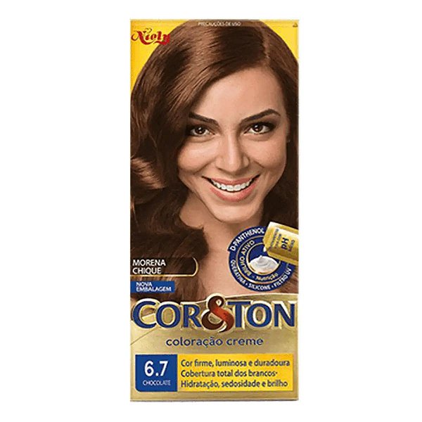 Tinta de Cabelo Niely Cor&Ton 6.7 Chocolate