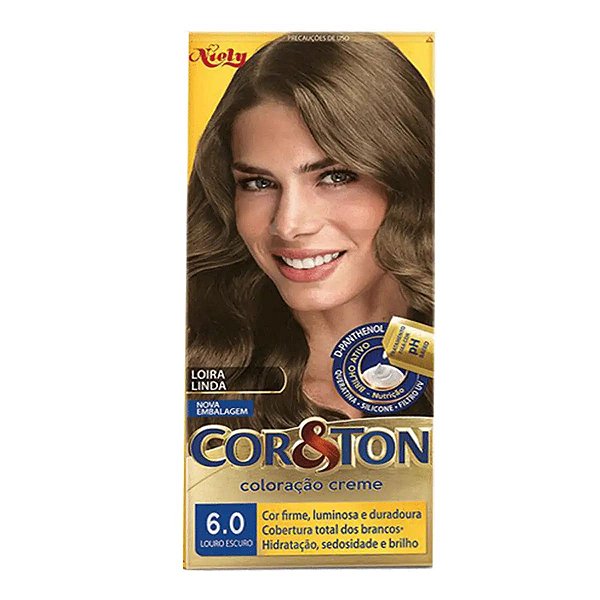 Tinta de Cabelo Niely Cor&Ton 6.0 Louro Escuro