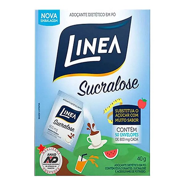 Adoçante Linea Pó 8g 50 Envelopes