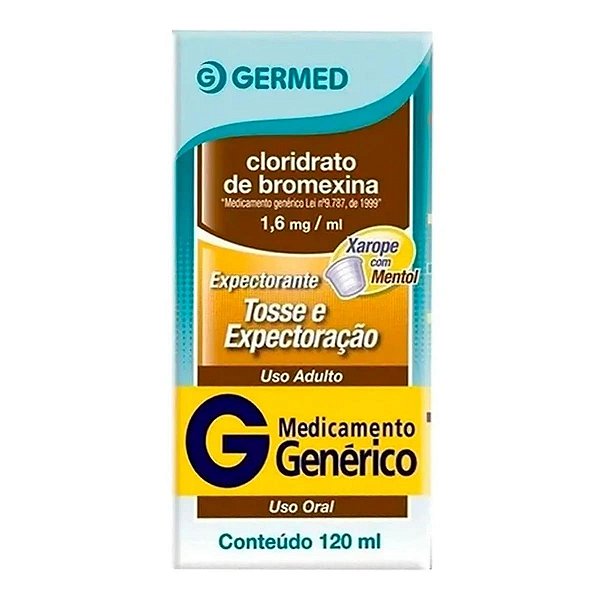 Expectorante Cloridrato De Bromexina 1,6mg Genérico Germed 120ml