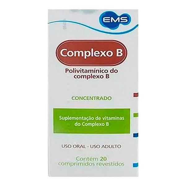 Vitamina B Complexo B EMS  20 Drágeas
