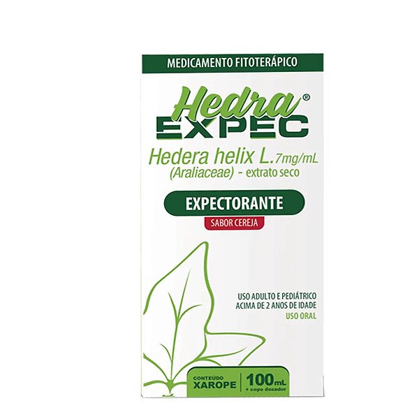 Expectorante e Fitoterápico Expec Hedra 7mg/ml 100ml