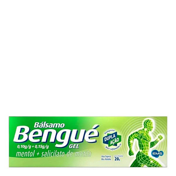 Analgésico, Antirreumático, Relaxante Muscular e Anti-inflamatório Bálsamo Bengué 0,10g + 0,15g 20g