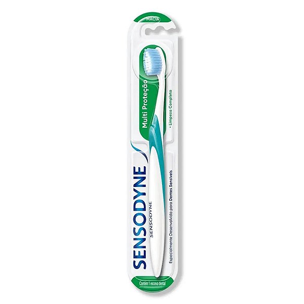 Escova de Dente Sensodyne Multiproteção com Cerdas Macias para Dentes Sensíveis