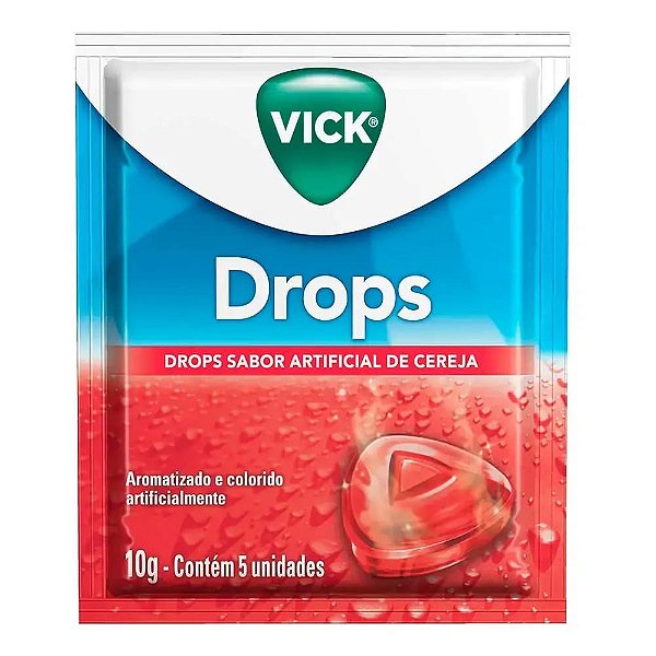 Pastilhas Vick Cereja 5 Unidades
