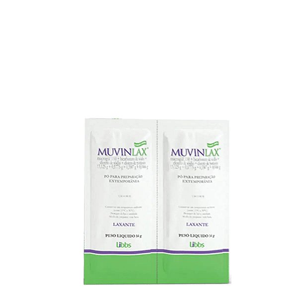 Laxante Muvinlax 13,125g + 0,1775g + 0,0466g + 0,3507g 20 Sachês