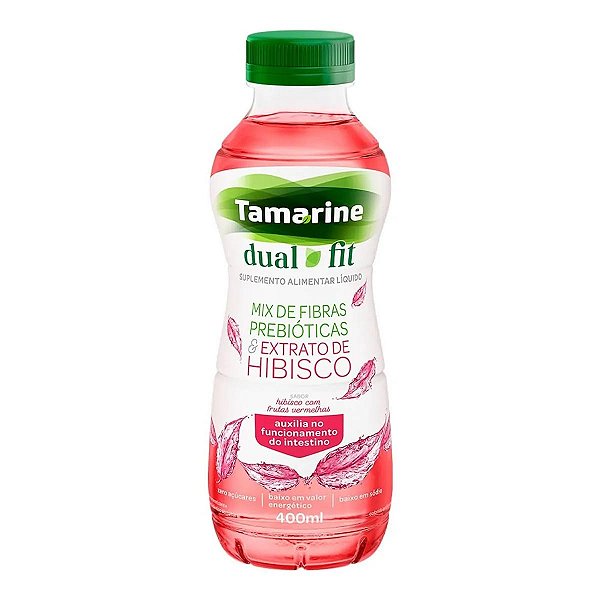 Mix De Fibras Tamarine Dual Fit Hibisco com Frutas Vermelhas 400ml