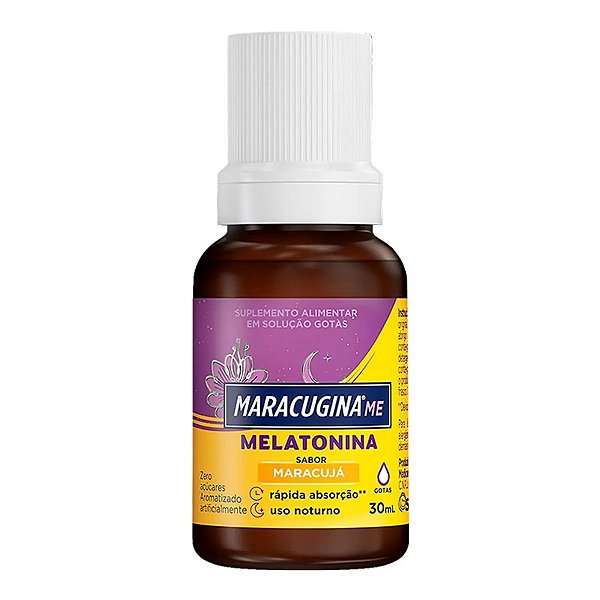 Melatonina Maracugina Maracujá 30ml Solução Gotas
