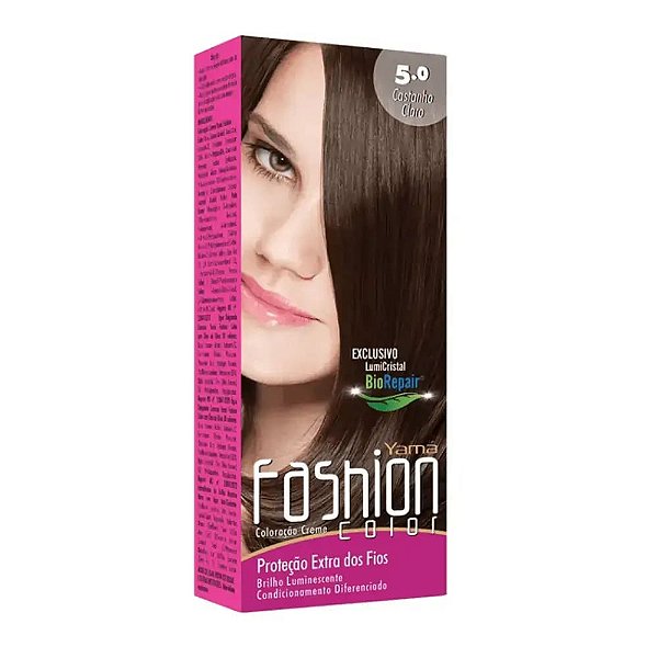 Coloração Fashion Color - Yamá - 5.0 Castanho Claro