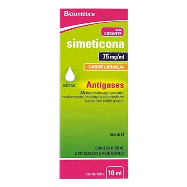 Antigases Simeticona 75mg/ml Genérico Biosintética 10ml
