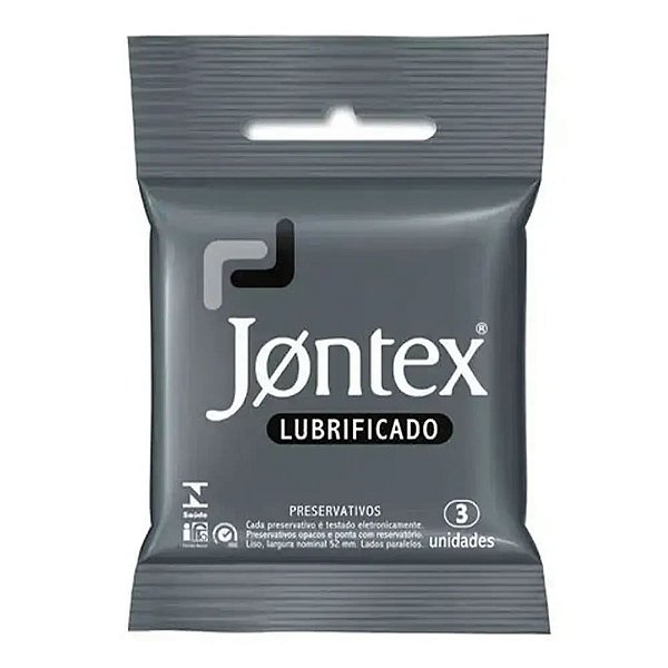 Preservativo Camisinha Masculina Jontex Lubrificado 3 Unidades