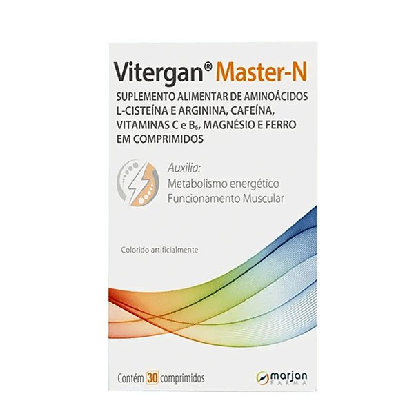 Suplemento Alimentar Vitergan Master-N 30 Comprimidos