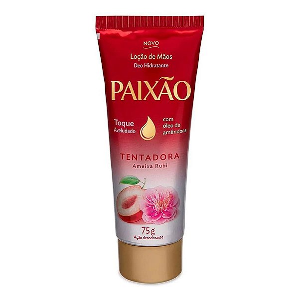 Loção Hidratante para Mãos Paixão Tentadora Ameixa Rubi 75g