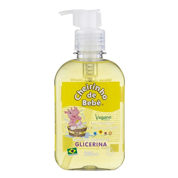 Sabonete Líquido Infantil De Glicerina Cheirinho De Bebê 250ml