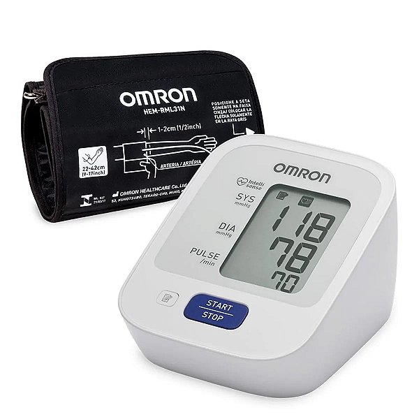 Monitor de Pressão Arterial Omron Automático de Braço HEM-7122