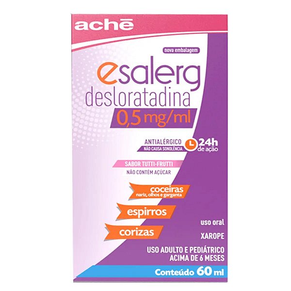 Antialérgico Esalerg 0,5mg/ml 60ml
