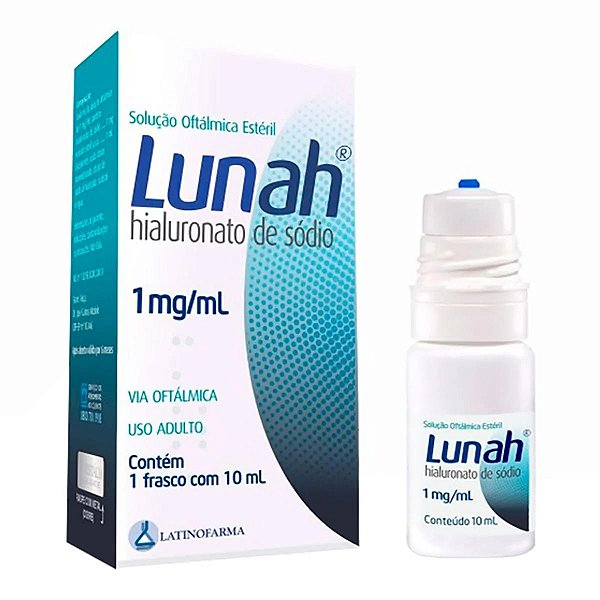 Colírio Lubrificante Lunah 1mg/ml 10ml