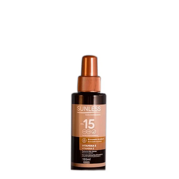 Loção Bronzeadora Sunless FPS15 120ml