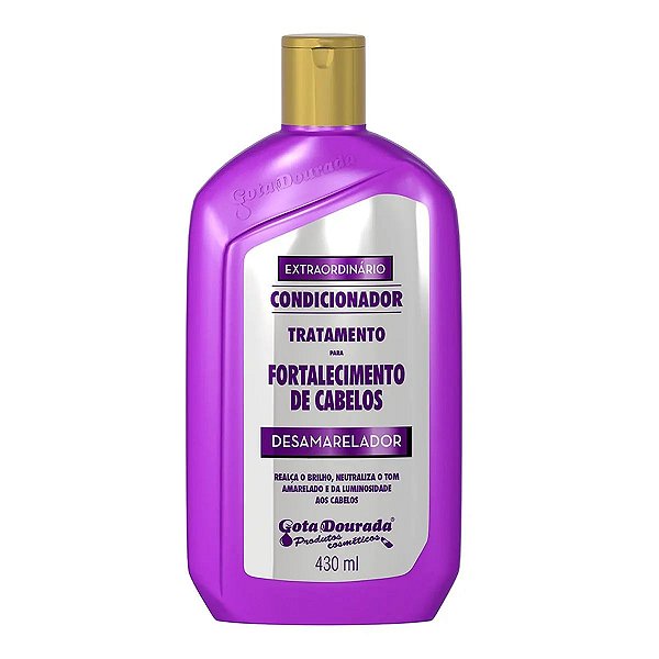 Condicionador Gota Dourada Extraordinario Fortalecimento de Cabelos 430ml