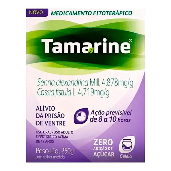 Laxante e Fitoterápico Tamarine 4,878mg/g + 4,719mg/g 250g