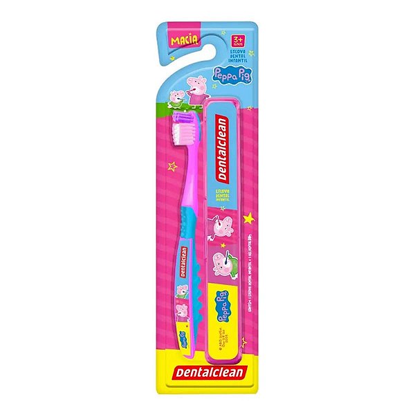 Escova Dental Macia Infantil Clean Peppa Pig 1 Unidade