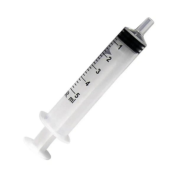 Seringa Sem Agulha Bico Luer Slip SR - Tam: 5ML
