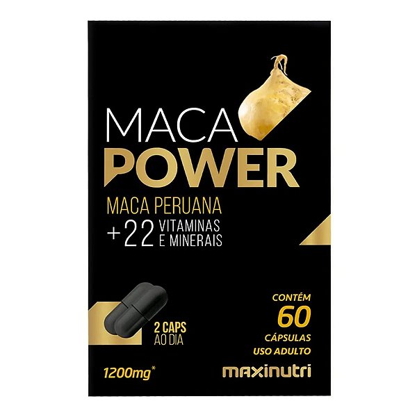 Maca Peruana Power Maxinutri 60 Cápsulas