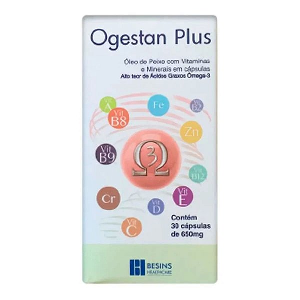 Ogestan Plus Besins Healthcare 30 Cápsulas