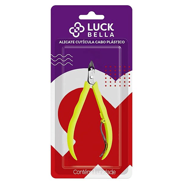 Alicate De Cutícula Luck Bella Cabo de Plástico 1 Unidade