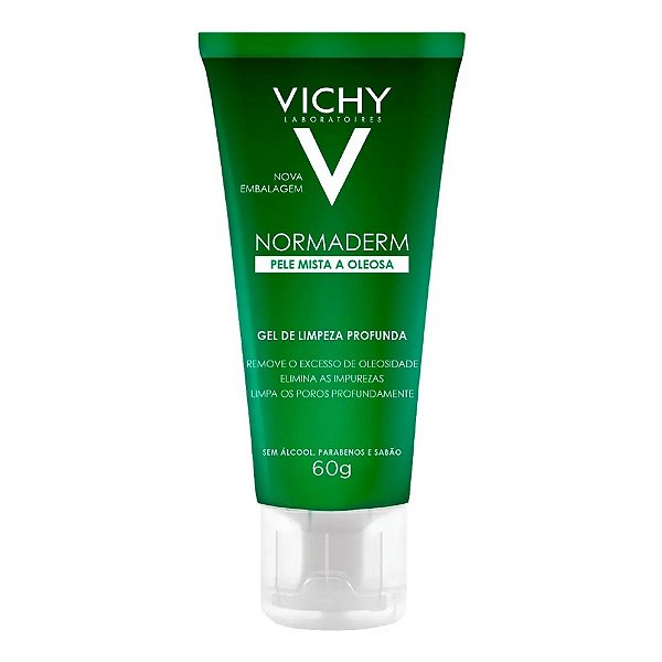 Gel de Limpeza Profunda Vichy Normaderm para Pele Oleosa 60g