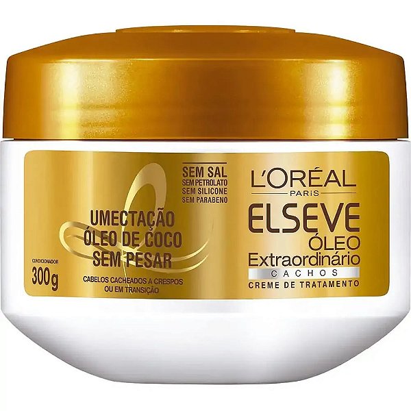 Máscara de Tratamento Elseve Óleo Extraordinário Cachos 300g
