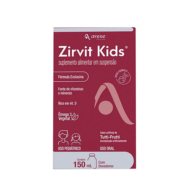 Vitamina Zirvit Kids Suspensão Oral 150ml