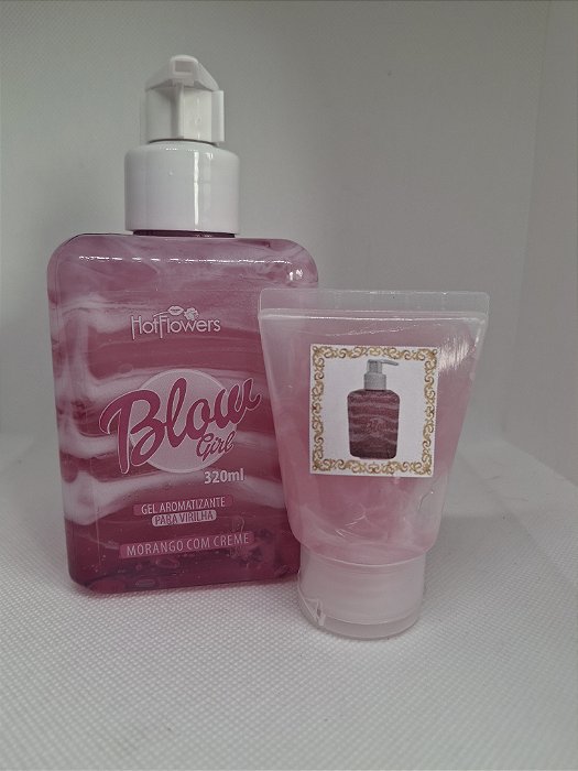 Blow Girl Gel Aromatizante Beijável Para Virilha Hot Flowers 30ML