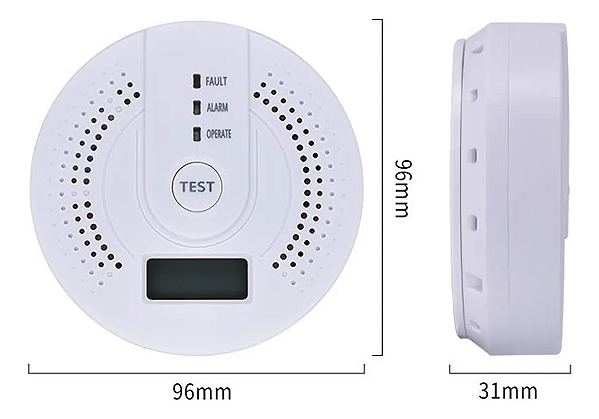 Detector de Monóxido De Carbono Para Ambientes Internos