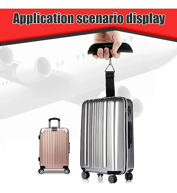 Balança Digital Portátil Com Display Lcd, 110 Lb/50 Kg