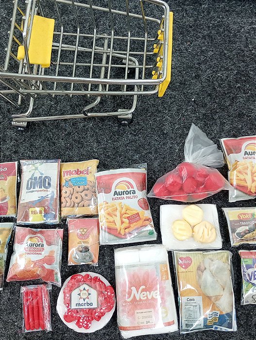 Miniaturas de Supermecado C/5 Itens Sortidos