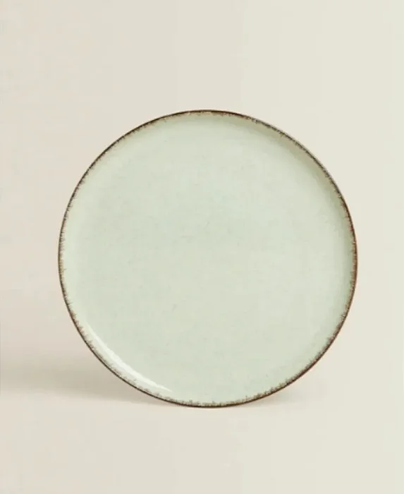 Prato Moderna Porcelana Raso R$19,99cd