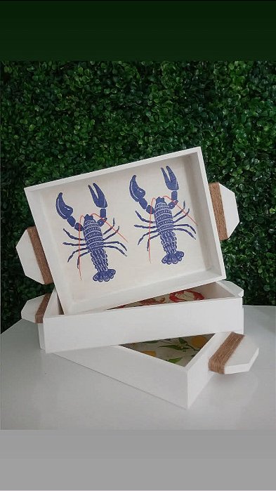 Bandeja Mdf Náutica R$49,99