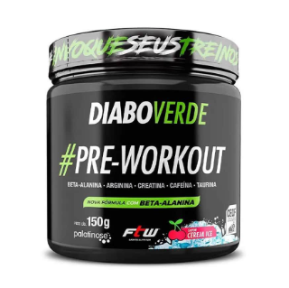 DIABO VERDE PRE WORKOUT FTW CEREJA ICE 150G