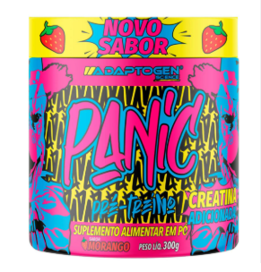 PANIC PRE WORKOUT ADAPTOGEN MORANGO 300G