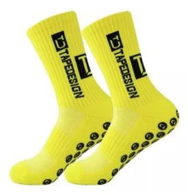 MEIA ANTIDERRAPANTE (PAR) - AMARELO