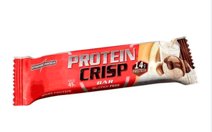 PROTEIN CRISP BAR INTEGRAL LEITE NINHO C/CREME DE AVELA 45G/D12