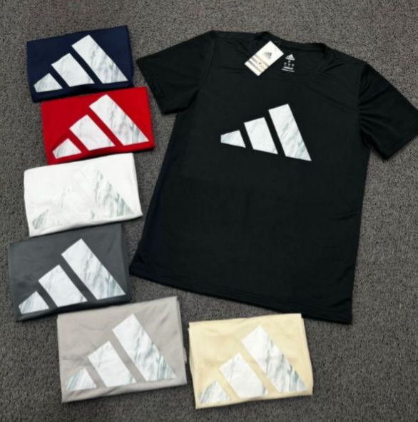 CAMISETA MANGA CURTA DRY FIT ADIDAS - BRANCA