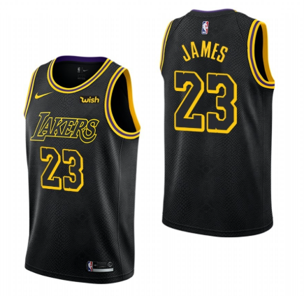 CAMISETA REGATA BASQUETE NBA - LAKERS PRETA