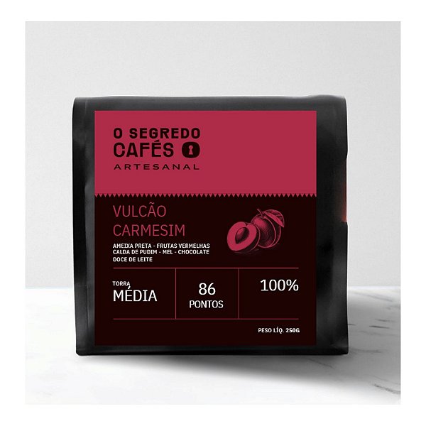 Café Especial – Frutado Vinhoso Licoroso com Notas Frutas Vermelhas - Vulcão Carmesim