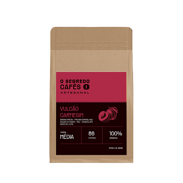 Café Especial – Frutado Vinhoso Licoroso com Notas Frutas Vermelhas - Vulcão Carmesim
