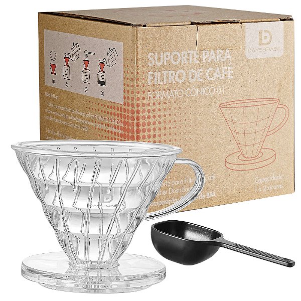 Coador Cônico V01: O Essencial para Seu Café Individual – Sabor e Praticidade