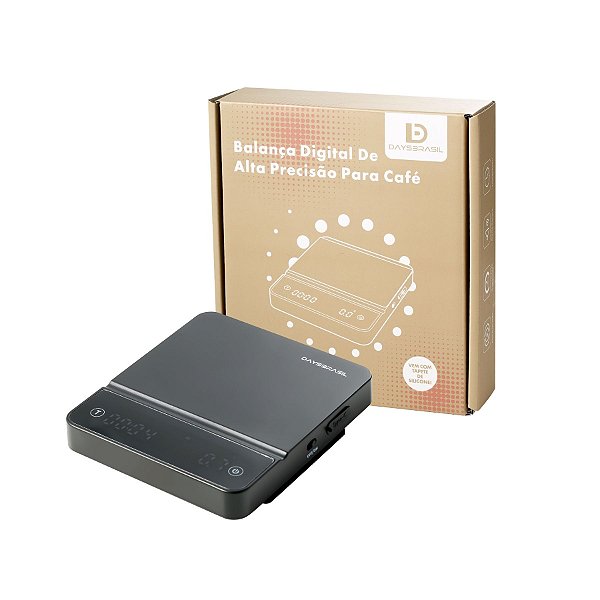 Balança digital de alta precisão para café com temporizador