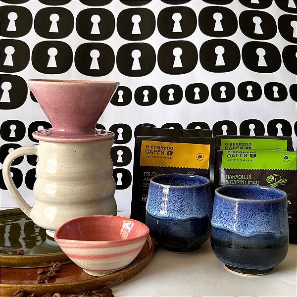 Conjunto Essência Japonesa - Cerâmica Artesanal - Presente de Casamento!