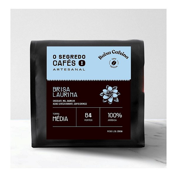 Café Especial - Brisa Laurina, Baixa Cafeina Naturalmente